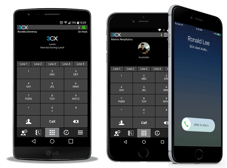 3CX Android and iPhone softphone SIP client 3CX Android and iPhone softphone SIP client