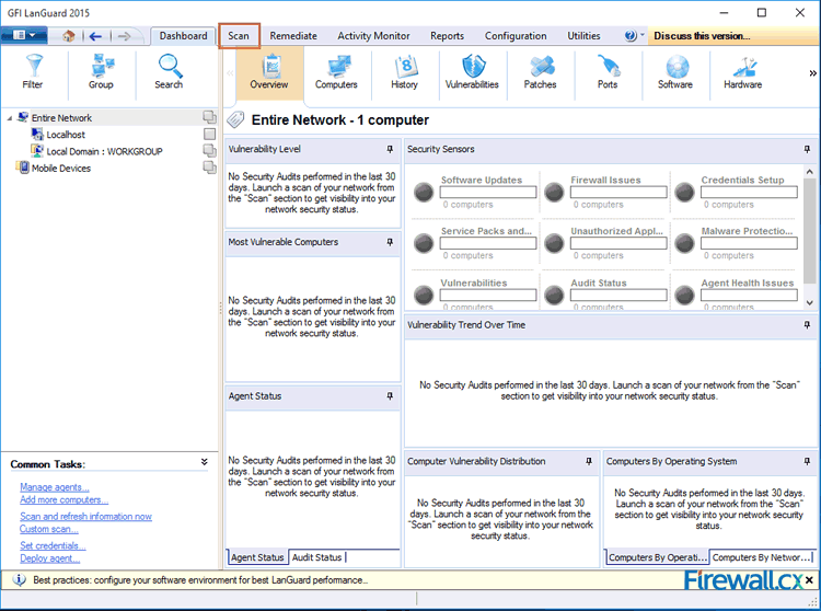 GFI LanGuard - Initializing Scan For Vulnerable Host Detection gfi-languard-scan-network-and-discover-vulnerable-unpatched-high-risk-systems-1