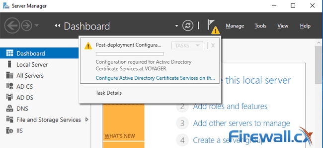 windows ca server installation configuring ca